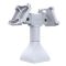 RAM Mounts Standfuss (7 Zoll) - zwei 180° schwenkbare 75x75 mm VESA Aufnahmen, hellgrau