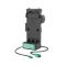 RAM Mounts GDS Uni-Conn Spring Loaded Charging Dock - 2-Hole AMPS Pattern - USB-C & USB-A Connector - Screw-Set