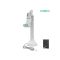 RAM Mounts GDS Uni-Conn Stand Docking Station (14“) - Rotatable & Tiltable - RJ45 Connection - PoE (Power over Ethernet) - Light Gray