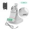 RAM Mounts GDS Uni-Conn Stand Docking Station - Rotatable & Tiltable - RJ45 Connection & Dual USB-A - PoE (Power over Ethernet) - Light Gray