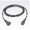Zebra power cord, C13, IT
