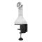 RAM Mounts 7-inch Pedestal Mount (light gray) with C-Clamp Base - 2-/4-Hole AMPS, Swivel & Tilt, Clamp Range 0-inch-4-inch