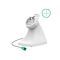 RAM Mounts GDS Uni-Conn Snap-In Stand-Dockingstation - Rückseitige Pogo-Pins - RJ45-Anschluss - PoE (Power over Ethernet) - Hellgrau