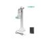 RAM Mounts GDS Uni-Conn Stand Docking Station (14“) with Key Locking (Right) - Rotatable & Tiltable - RJ45 Connection - PoE (Power over Ethernet) - Gray