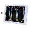 RAM Mounts Safe-Case for iPad Pro 13 (M4), Air 13 (M2 & M3), & Pro 12.9 - Key-Lock, several Hole Pattern, light gray